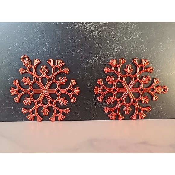 Snowflake Christmas Ornament Lot - Picture 8 of 10